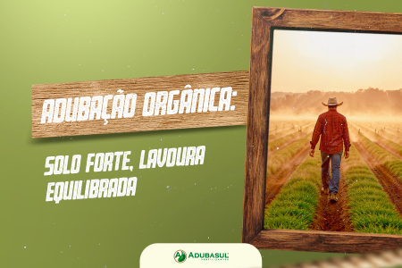 Adubação orgânica: solo forte, lavoura equilibrada